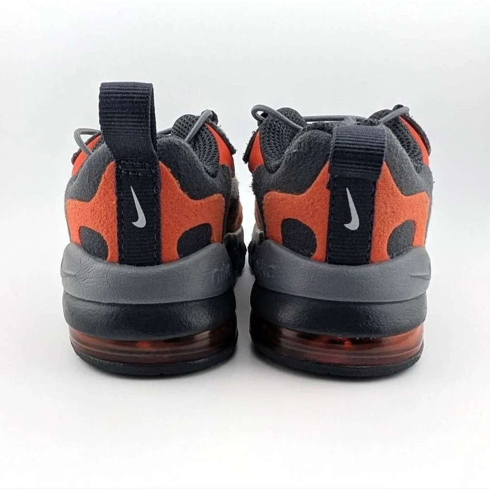 Nike Air Max 270 Baby Toddler 5C React Gray Orange Shoes CD2654-006